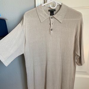 ‼️ 100% silk polo shirt